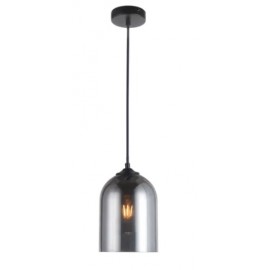 Vencha Lighting-Marco Single Light Pendant - Black & Gold